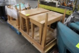 Pallets Of Assorted Wooden Tables