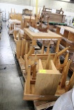 Pallets Of Assorted Wooden Tables