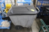 Plastic Trash Hopper Cart
