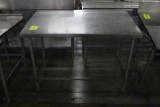4' Stainless Table