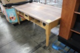 6' Wooden Merchandising Table