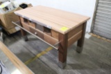 5' Wooden Merchandising Table