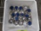 box of combination locks with combos