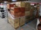 pallets of wooden crates