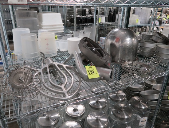 assorted mixer accoutrements