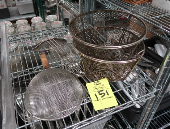 assorted strainers