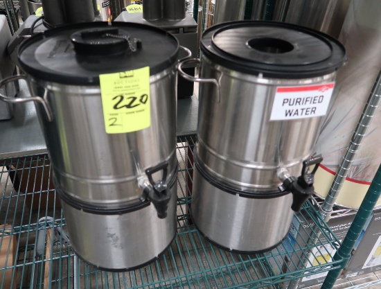 stainless drink dispensers