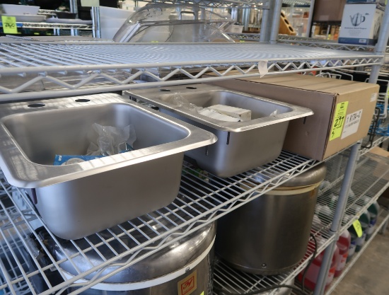 new stainless bar sinks