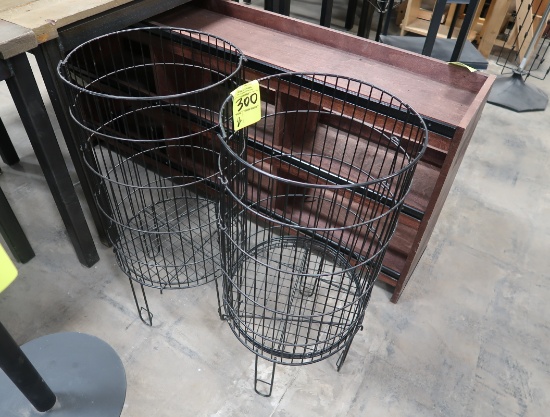 wire merchandising baskets
