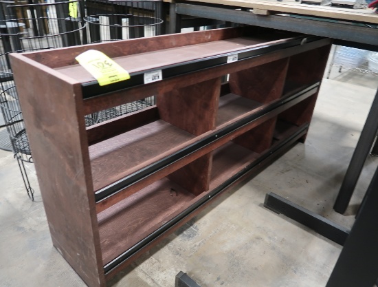 2-sided wooden merchandiser