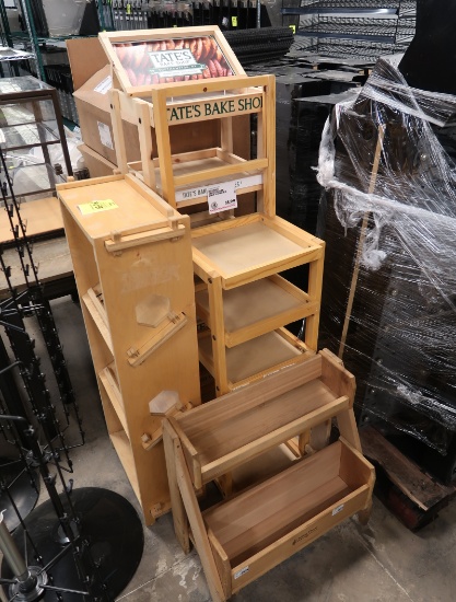 wooden merchandisers