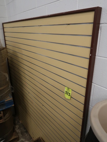 framed slatwall