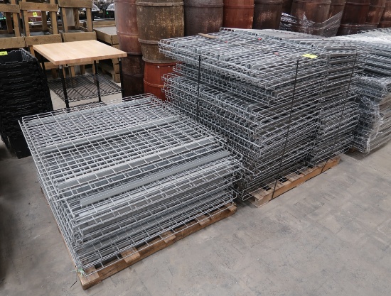 pallets of pallet racking shelves