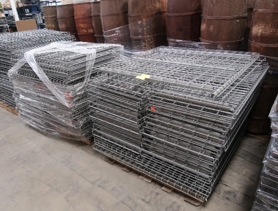 pallets of pallet racking shelves