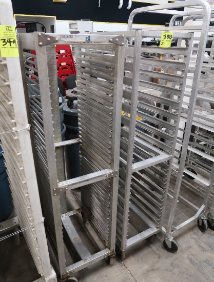 aluminum pan carts, for 13"w pans