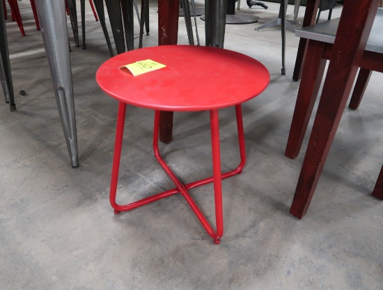 red end table