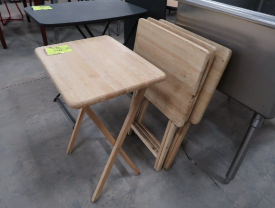 wooden folding tables