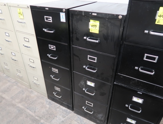 Hirsh 4-drawer file cabinets, legal size