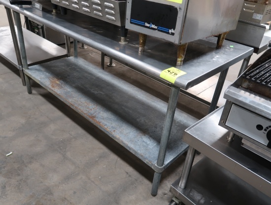 stainless table w/ undershelf