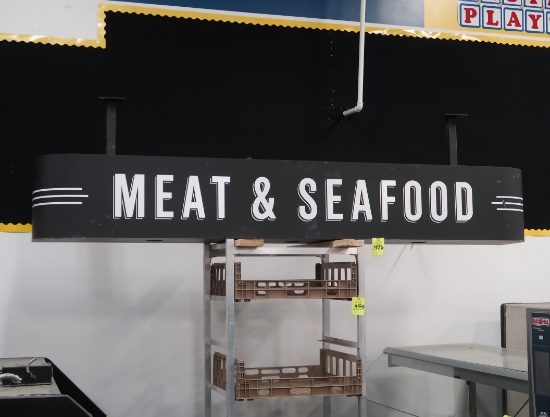 MEAT & SEAFOOD sign