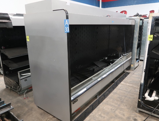 2013 Hill Phoenix multideck refrigerated case, 12' case w/ both ends