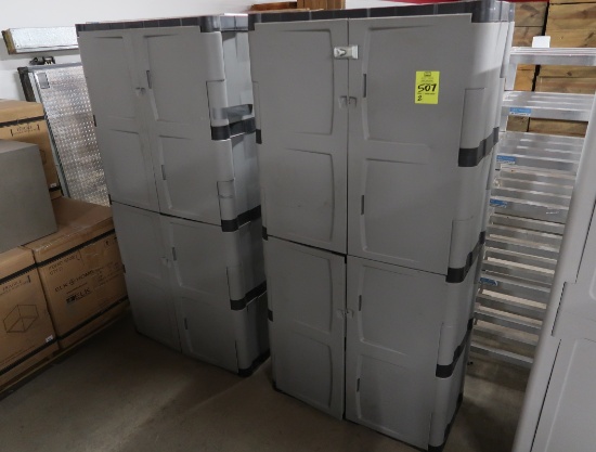 Rubbermaid supply cabinets