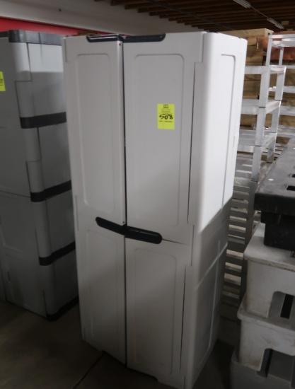 plastic supply cabinet