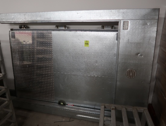 walk-in cooler door w/ frame