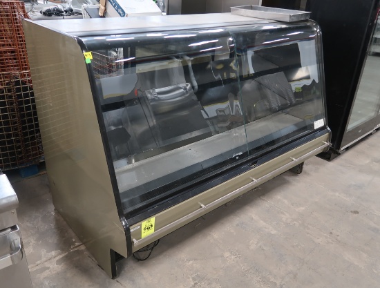 Structural Concepts curved glass service deli case, 6'