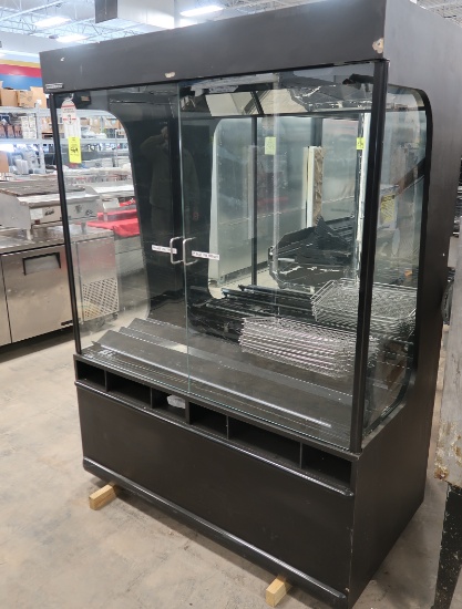 2018 Hussmann glass-door pastry case, 57" w