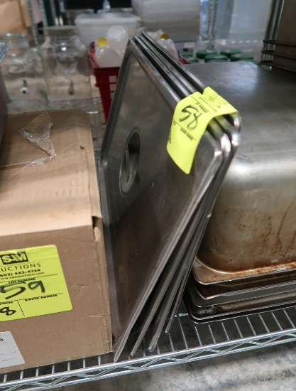 stainless lids, full size