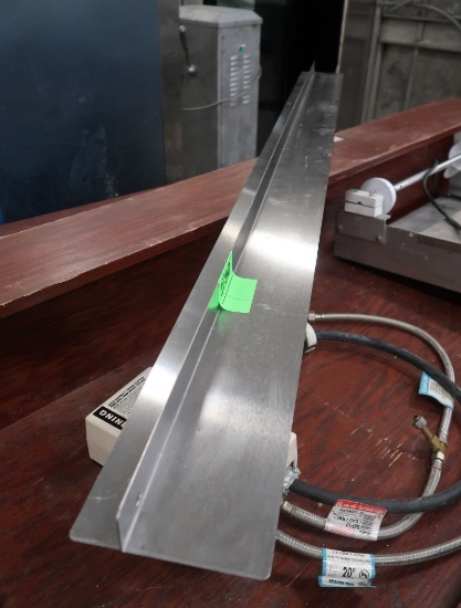 60" stainless table bridge