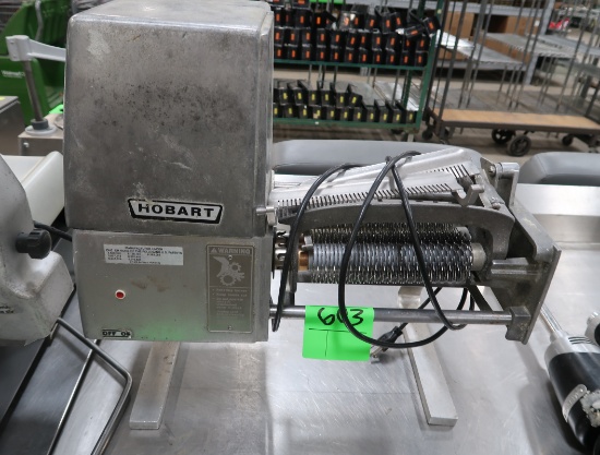 Hobart meat tenderizer, missing plastic