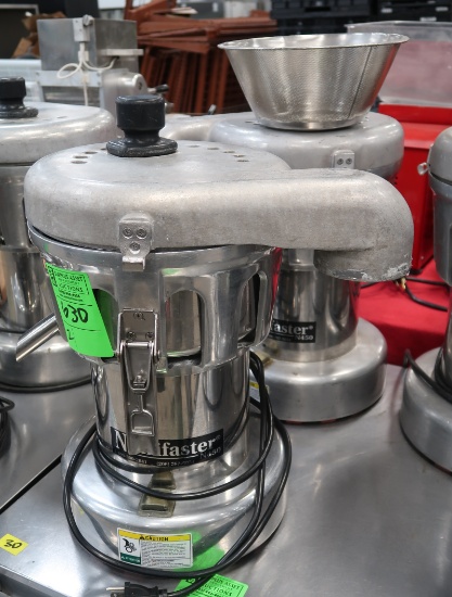 Nutrifaster commercial juice extractor, missing parts