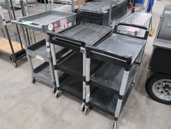 plastic stocking carts, assorted