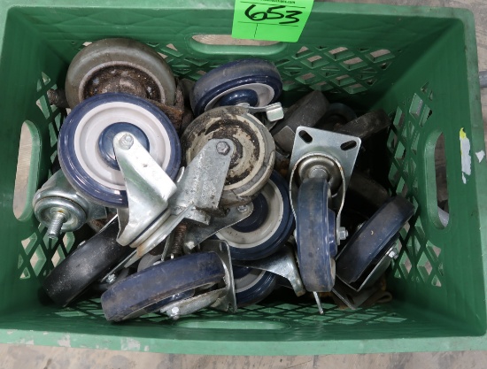 crate of equipment casters