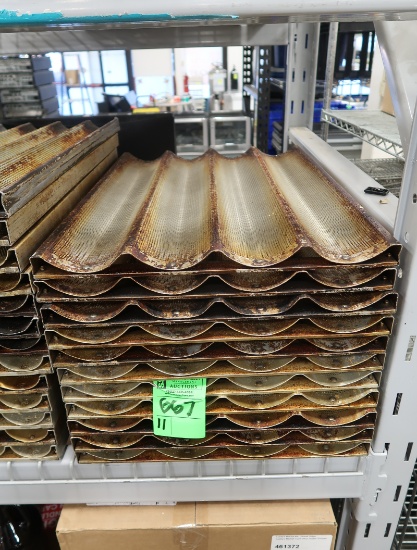 french loaf pans, 4 across