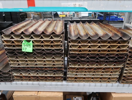french loaf pans, 6 across