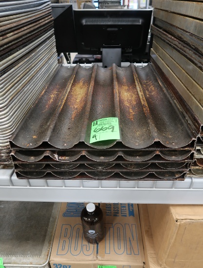 french loaf pans, 5 across