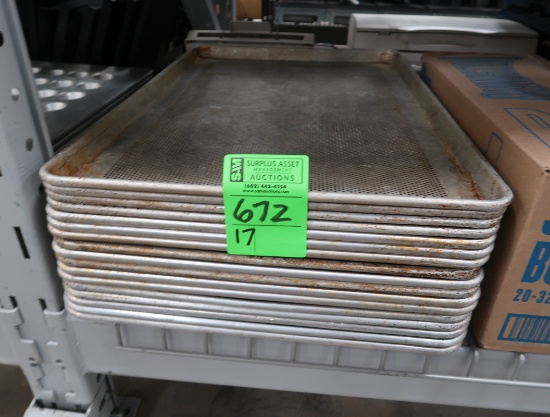 aluminum sheet pans, perforated