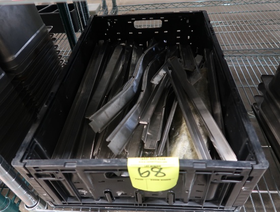 crate of stainless pan dividers