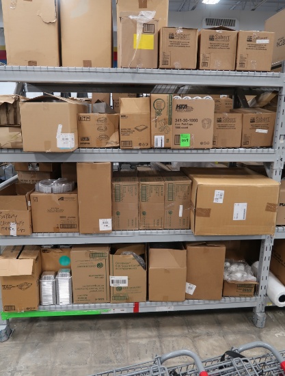 disposable containers, assorted