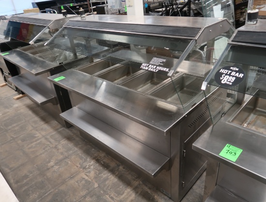 Atlantic Foods hot bar, w/ sneeze guard