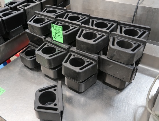drink/notepad caddy for shopping carts