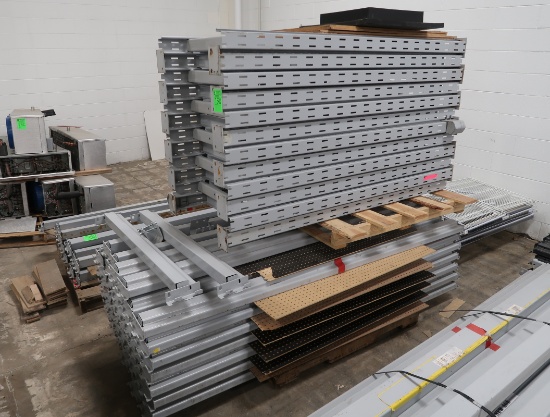 pallet of 12) uprights & 46) beams