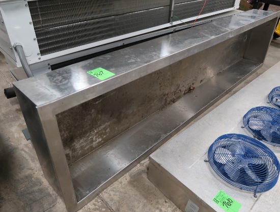stainless iced product merchandiser, stainless only