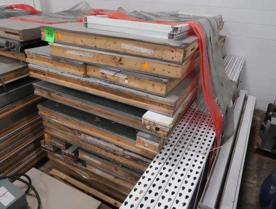 walk-in panel stack, plus 2) 40" crash doors, plus strip curtains