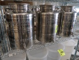 stainless oil/vinegar dispensers, 25 liter