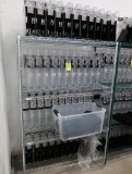Trade Fixtures gravity bulk bins, all on this rack