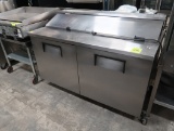 True 2-door self-contained prep table